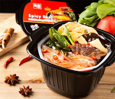 Non-Vegan Color Packaging Self-heating Hotpot Series