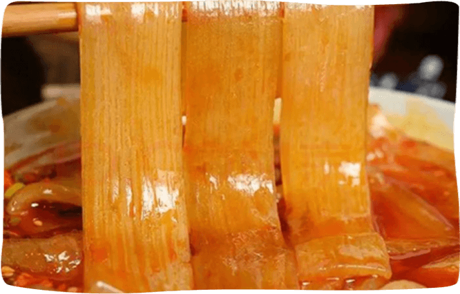 sweet potato wide glass noodles